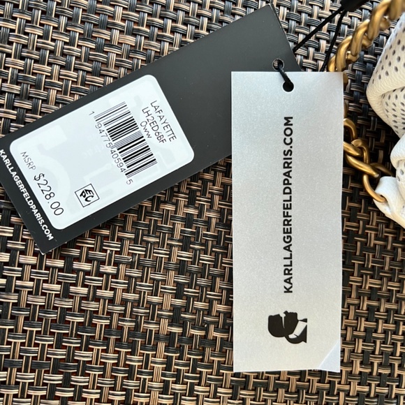 Karl Lagerfeld Paris Perforated Lafayette Crossbody Camera bag - NWT - Picture 5 of 6